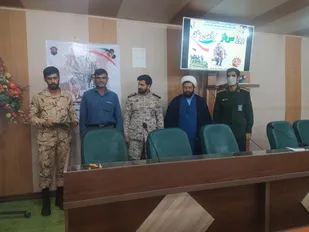 آیین تجلیل و گرامیداشت روز سرباز در سپاه جیرفت برگزارشد