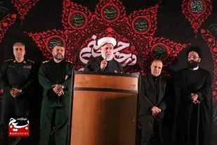 اجتماع پرشور عزاداران ایذه در شب تاسوعای حسینی
