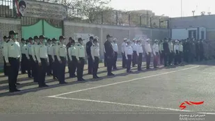 برگزاری صبحگاه مشترک هفته نیروی انتظامی سرخه
