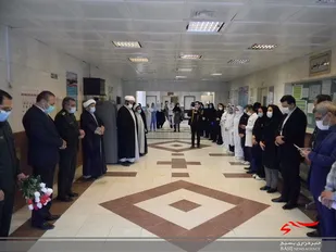 تجلیل مسئولین سپاه شهرستان هرسین از پرستاران