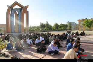 افتتاح یادمان شهید گمنام در سپاه انصار الحسین همدان
