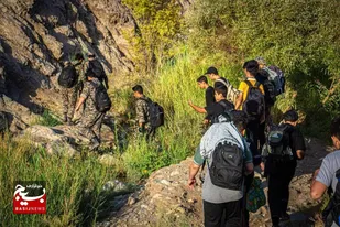اردوی آموزشی و رزمی بسیجیان در تنگه قاهان برگزار شد