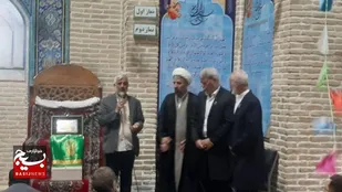 آیین میلاد با سعادت بانوی کرامت با حضور خادمین