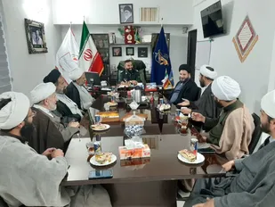 دیدار علمای دینی شهرستان پیشوا با فرمانده سپاه