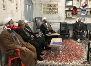 افتتاح برنامه های دهه مبارک فجر پایگاه بسیج طلاب نجف آباد
