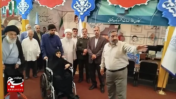 حضور دختر امام خمینی(ره) در گیلان