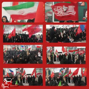 بانوان پرچمدار مسجدسلیمان، مثل حضرت سکینه سلام الله علیها پای امامت و ولایت هستند