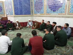 بازدید فرمانده سپاه قائم ال محمد(عج) و ناحیه سمنان از محله اسلامی میرمحمدخانی سمنان