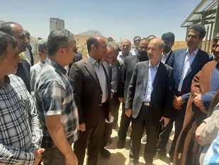 حضور وزیر نیرو در شهرستان بن