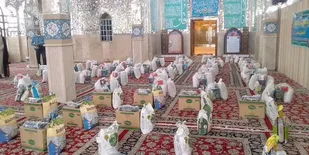 توزیع روزانه بیش از ۵۰۰ پرس غذای گرم بین نیازمندان درگز