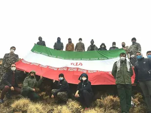 کوهپیمایی بسیجیان مهدیشهری