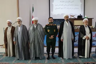 آیین تکریم و معارفه ی مسئول دفتر نمایندگی ولی فقیه در تیپ عملیاتی نینوا