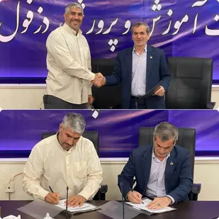 اتحاد برای تربیت نسل انقلابی؛ امضای تفاهم&zwnj;نامه همکاری میان بسیج سازندگی و آموزش و پرورش دزفول