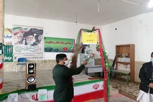 نواختن زنگ ایثار و مقاومت به مناسبت دهه بصیرت درمهرستان