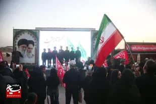 طنین نوای حسینی در عمود ۴۳ بلوار پیامبر اعظم(ص)