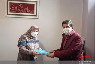 تجلیل مسئول کانون بسیج ورزشکاران تبریز از بانوان رسانه ای