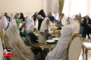 برگزاری جشن بزرگ ازدواج آسان با حضور ۱۱۰ زوج جوان+ تصاویر