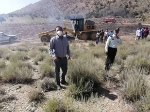 مانور اطفا حریق در شهرستان خاتم برگزار شد