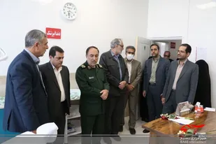 بازدید فرمانده سپاه انصار الرضا(علیه السلام) استان از درمانگاه رضوی بیرجند