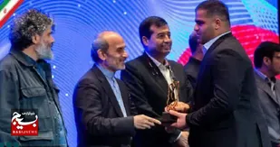 ورزشکار گتوندی نشان جهان پهلوان تختی را گرفت