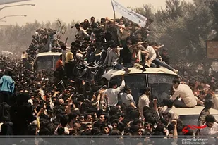 اتوبوس اسرا در روز آزادگان به&zwnj;صورت نمادین در استان البرزبه حرکت در می آید