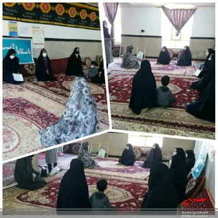 برگزاری کلاس پیشگیری بیماری کرونا و انفولانزا در پایگاه ولایت اسفراین