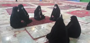 کوهپیمایی بسیجیان پایگاه حضرت آسیه(س) سرخه