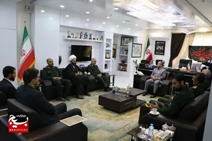 دیدار مسئولان سپاه انصارالرضا(علیه&zwnj;السلام) با استاندار خراسان جنوبی