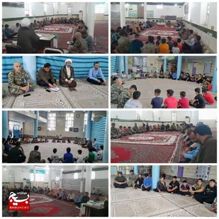 دیدار و سرکشی از بسیجیان بخش لنگیرات بهبهان