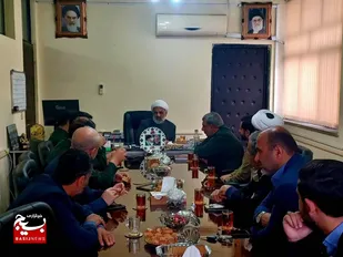 دیدار جانشین فرمانده سپاه قدس گیلان در بسیج اقشار و متخصصین با مسئول دفتر نمایندگی ولی فقیه در سپاه قدس گیلان