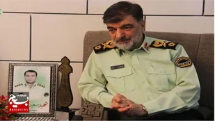 دیدار فرمانده کل انتظامی کشور با خانواده شهید ربیعی