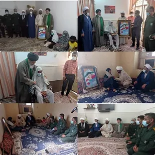 سرکشی و تجلیل از خانواده معظم شهدای روحانی  شهرستان بندرعباس