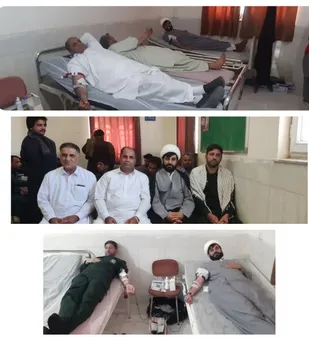 برگزاری پویش نذر خون در شهرستان گلشن