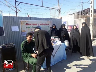 خدمت به دوستداران حاج قاسم در شهرستان زرند