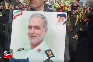 تشییع پیکر شهید مدافع امنیت، سردار &laquo;محمود خداداد&raquo; در ملایر