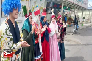 مراسم شادپیمایی نوروزی در بخش زند ملایر