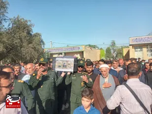 تشییع مادر شهیدان فتحی به دست مردم شهید پرور شهرستان بهبهان