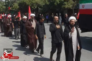 سوگواری سالروز رحلت پیامبر اکرم(ص) و شهادت امام حسن مجتبی(ع) در شهرستان نهاوند