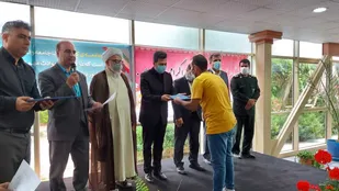 آئین تجلیل از کارگران شهرک صنعتی شاهرود+ تصاویر