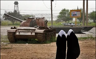 مراسم دعای عرفه در حسینیه گردان تخریب لشکر ظفرمند محمد رسول الله(ص) برگزار شد