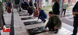 عطرافشانی مزار شهدا در جشن ۴۴ سالگی انقلاب