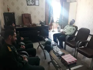 حضور رزمندگان گردان ۱۱۲ امام حسین علیه السلام شهرضا در برنامه های هفته نیروی انتظامی شهرستان شهرضا