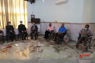 فرمانده سپاه بابل از جانبازان تجلیل کرد + تصاویر