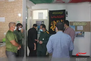 بازدید فرمانده سپاه شهرستان بوشهر از پایگاه های مقاومت بسیج