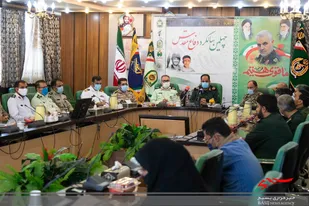 نشست خبری فرماندهان نظامی استان یزد به مناسبت چهلمین سالگرد دفاع مقدس