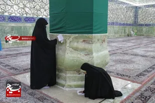 مراسم غبارروبی شبستان حضرت زهرا سلام الله علیها به روایت تصویر
