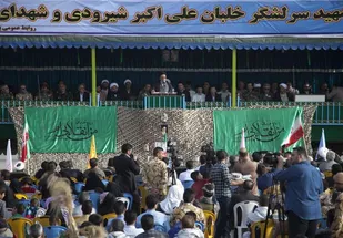 مراسم سالگرد شهادت شهید شیرودی برگزار شد+تصاویر