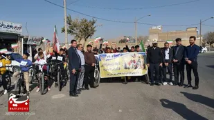 همایش دوچرخه&zwnj;سواری گرامیداشت هفته تربیت&zwnj;بدنی در دولت&zwnj;آباد زاوه