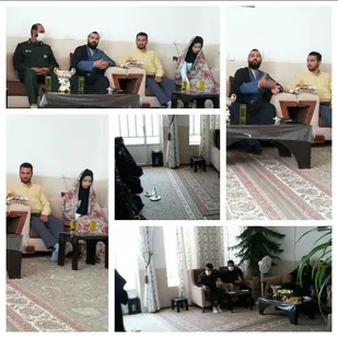 مسئولین شهرستان خاتم از زوجین جدید مروست تجلیل کردند