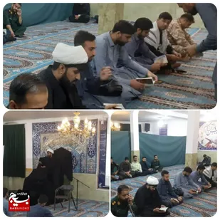 برگزاری مراسم سوگواری شهادت حضرت زهرا(س) در مسجد فاطمه الزهرا ناحیه مقاومت بسیج شهرستان گلشن